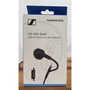 Sennheiser HD 500 BAM Boom Arm Mic Add-On 3.5mm Cardioid Headset Adapter New